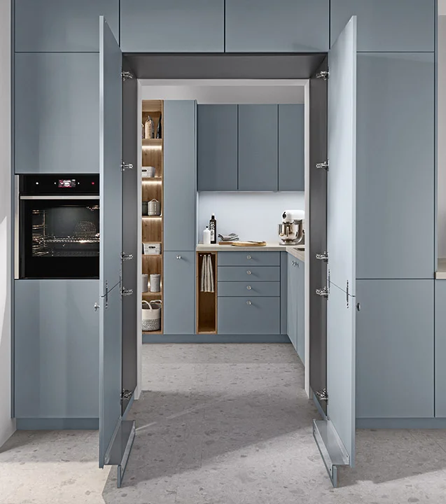 Clever kitchen storage and shelving solutions by 21 Kitchens Ayrshire