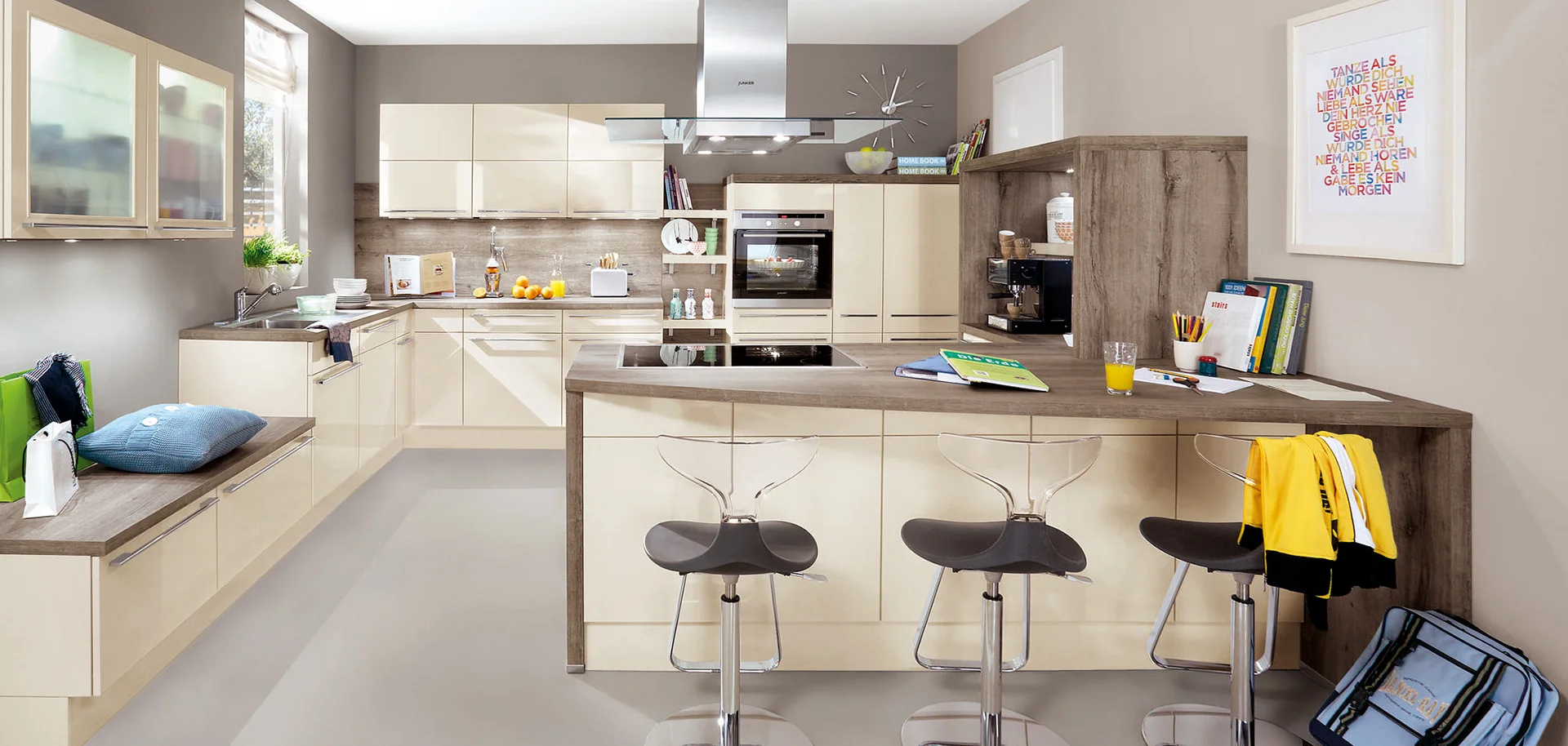 Affordable kitchen design completed in Ayrshire by 21 Kitchens